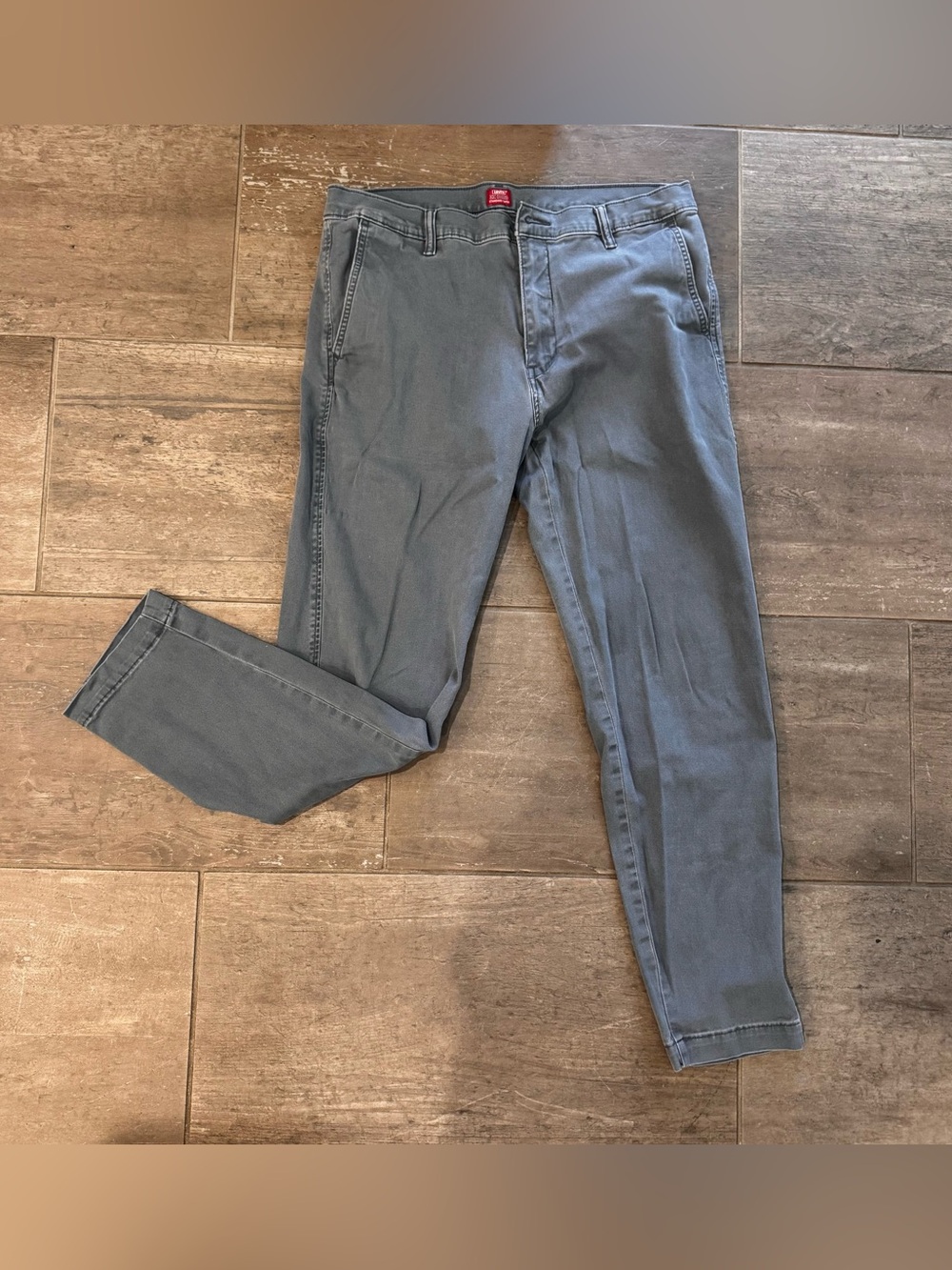 Levi's Gray-Blue Standard Taper Chinos - Size 36Wx34L